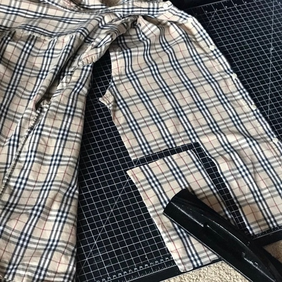 Authentic Repurposed BURBERRY Bow Barrette Hair Clip - Picture 6 of 11